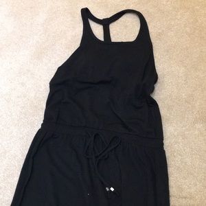 Athleta black maxi dress